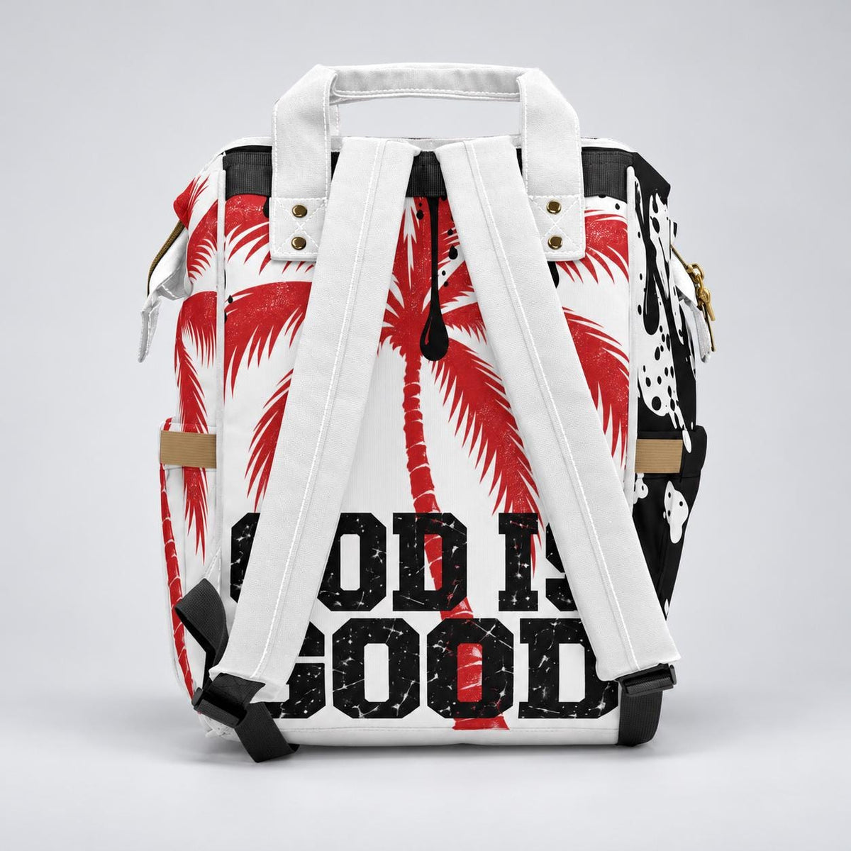 Ruby Red & Black Backpack