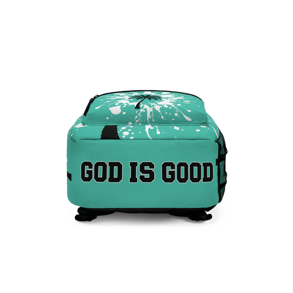 Limited Edition Teal Palm Tree Backpack – Collegiate Faith Style (Only 50 Made)
