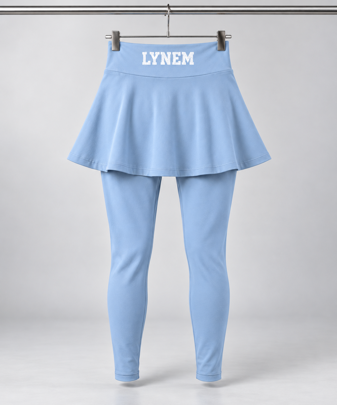 Baby Blue Women's Yoga Panelled Skorts