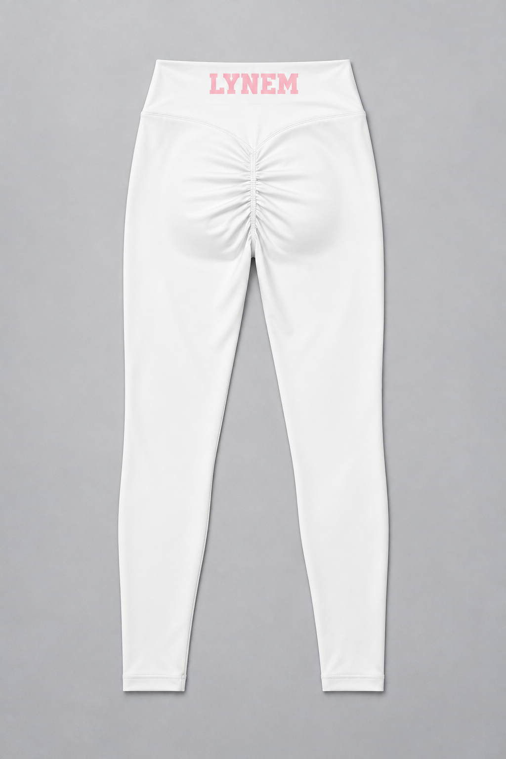 White Women’s High Waisted Yoga Leggings