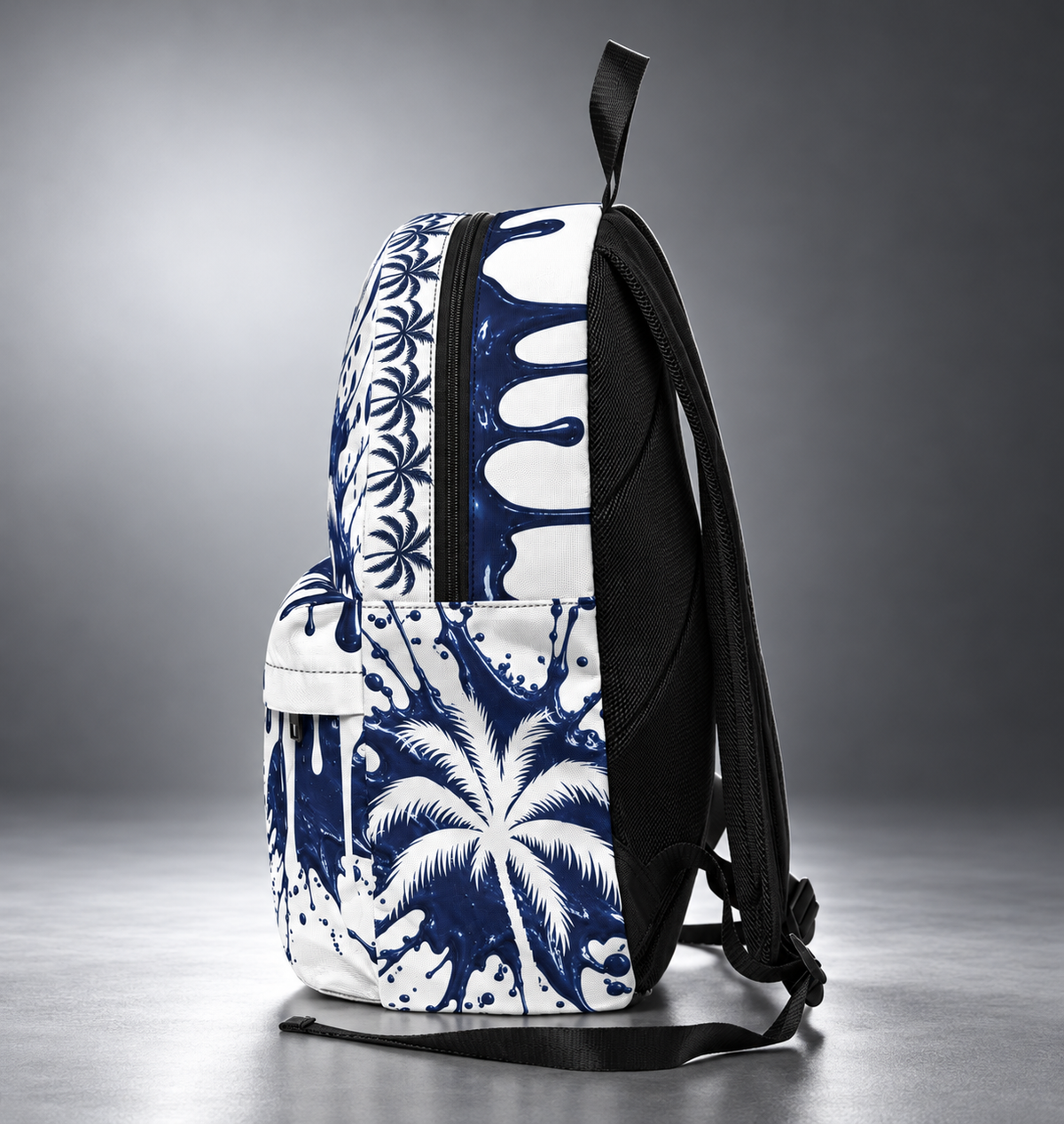 Navy Drip Backpack