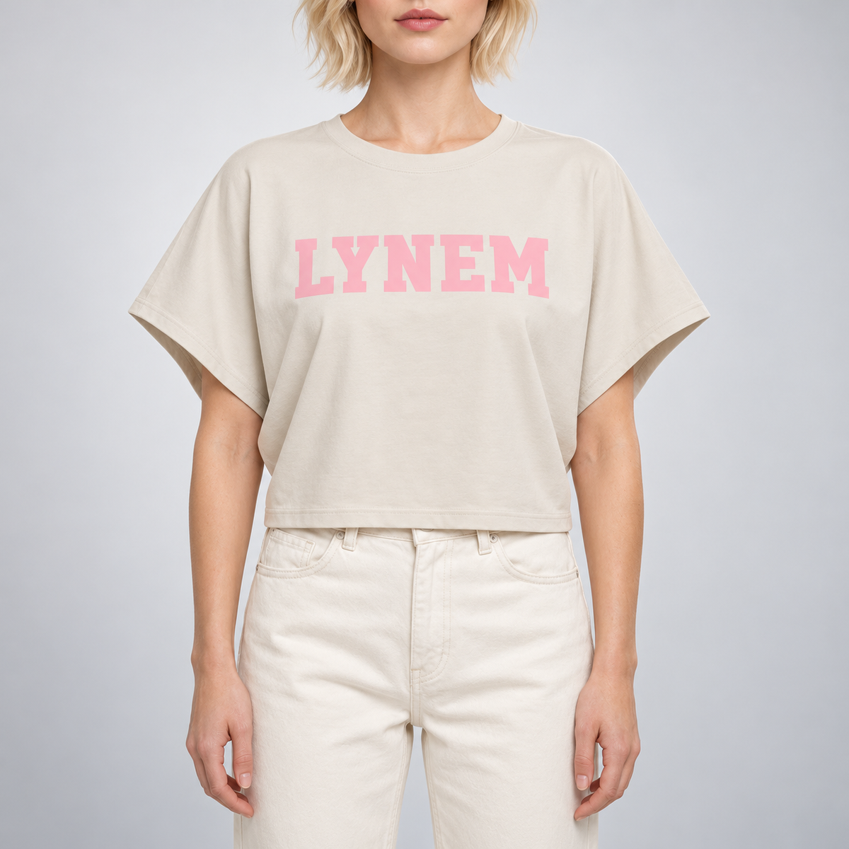 Lynem Cream Top Women's Tee