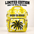 God Is Good Yellow Palm Tree Backpack - Limited Edition - Only 50 Available