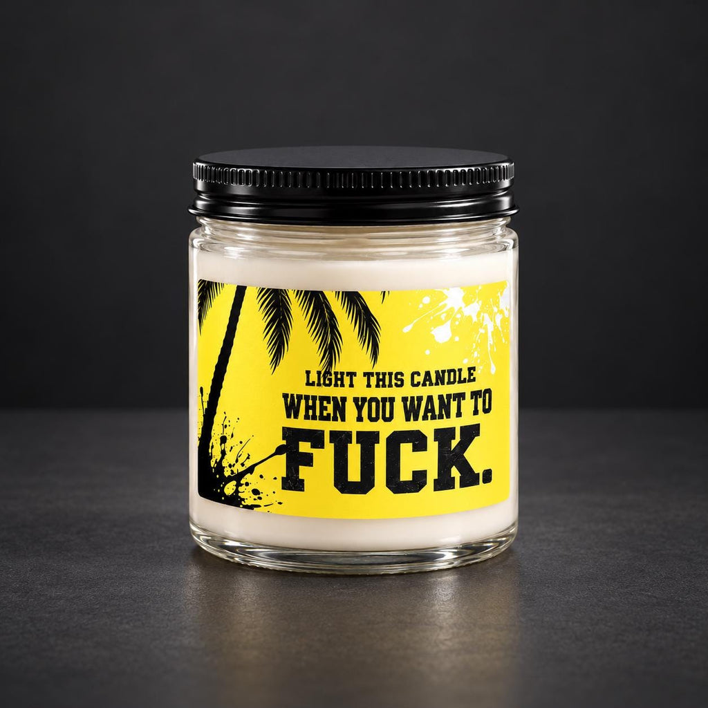 Light This When Ready - Funny Candle - Citrus Flavor With Coconut Wrap