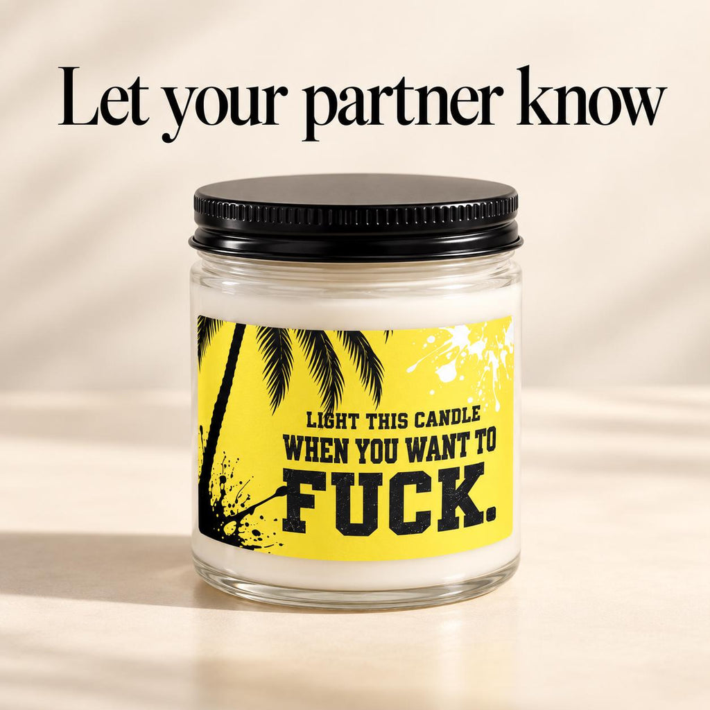 Light This When Ready - Funny Candle - Citrus Flavor With Coconut Wrap