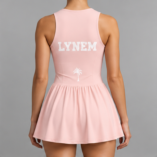 Women’s Ruched Sleeveless Full-Zip Dress