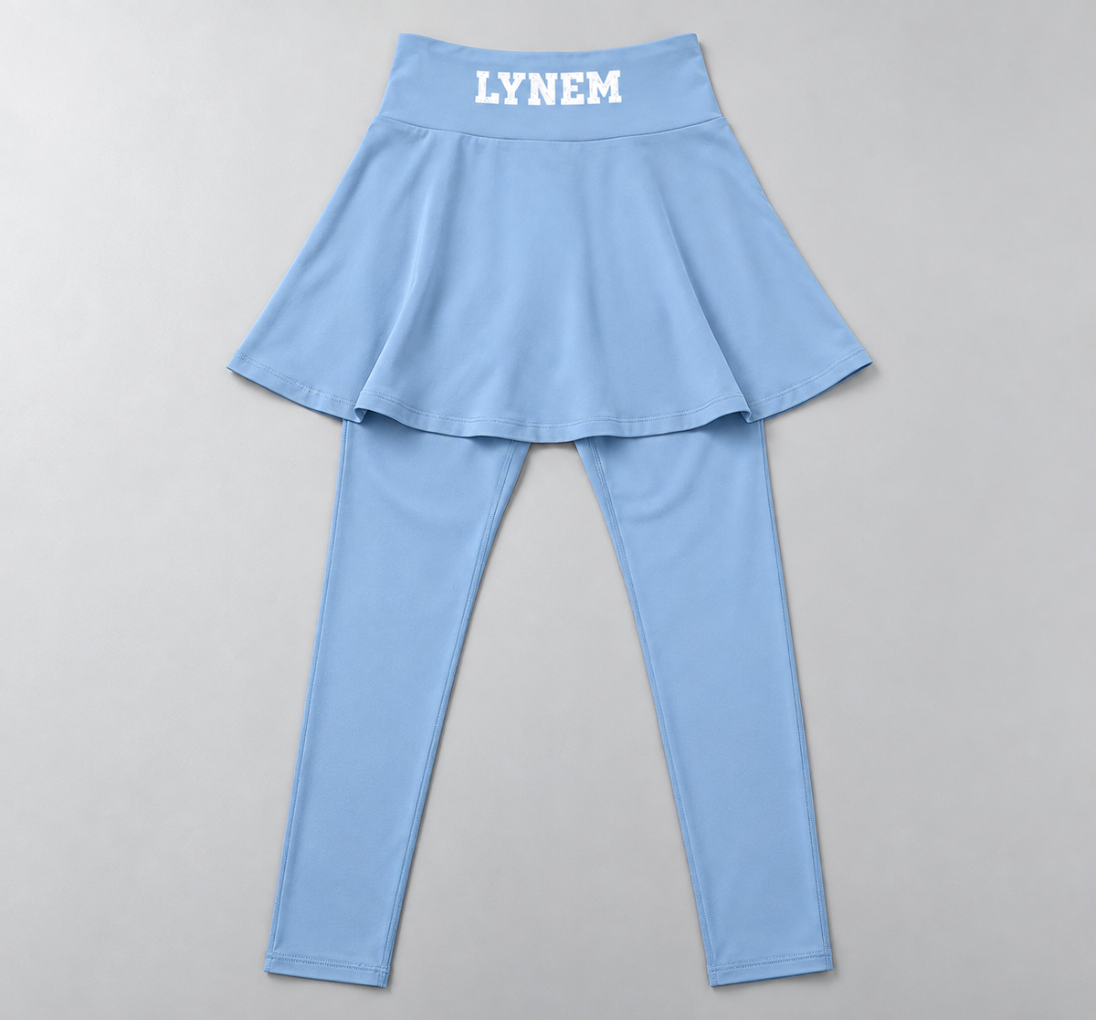 Baby Blue Women's Yoga Panelled Skorts
