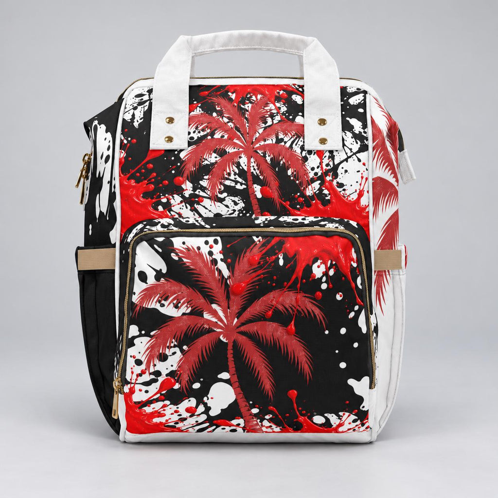 Ruby Red & Black Backpack