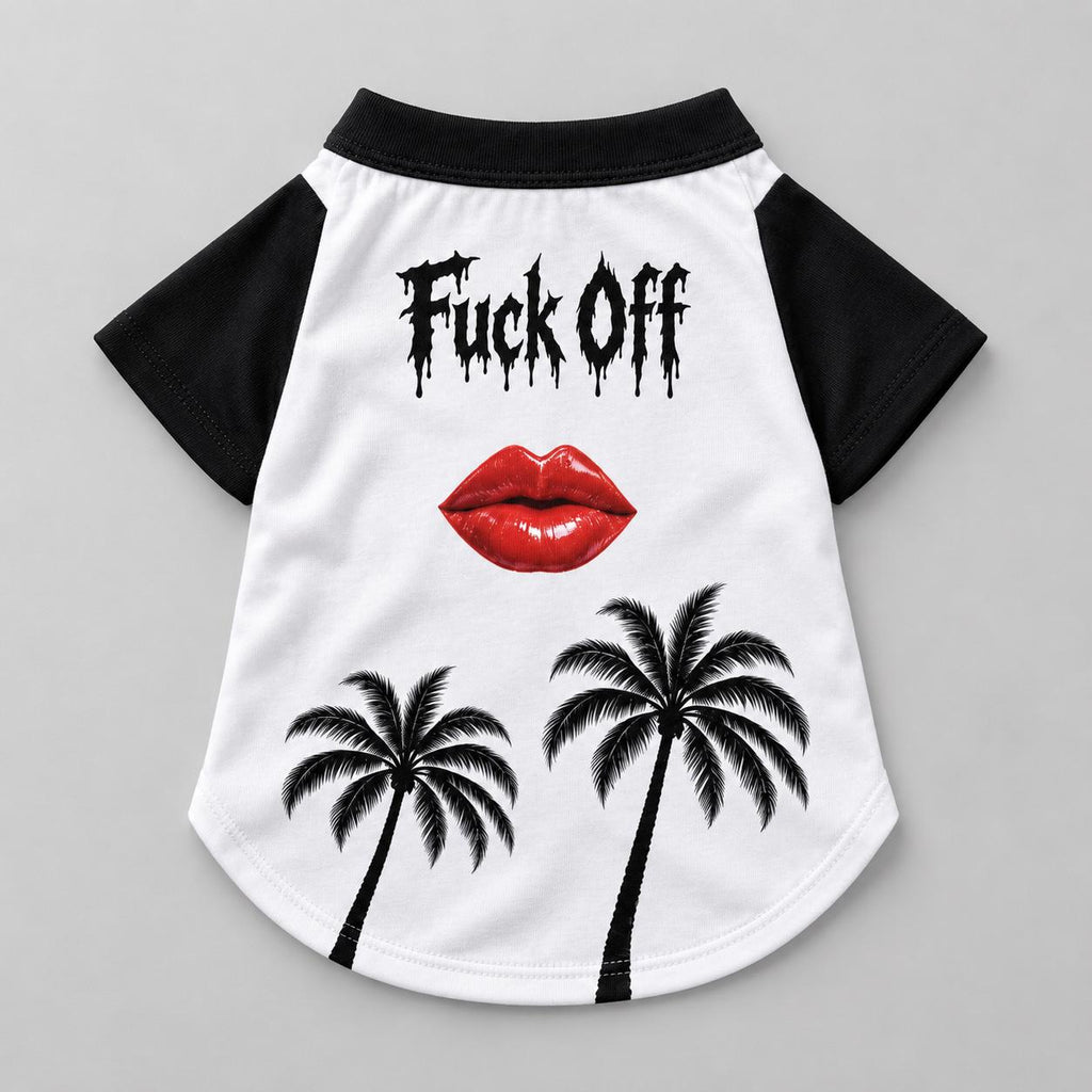 Limited Edition Palm Tree Butler Dog Top – Hawaiian Style Pet Shirt (1 of 50)