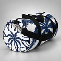 Navy Palm Tree Duffel Bag