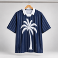 Navy Blue Pinstripe Soccer jersey