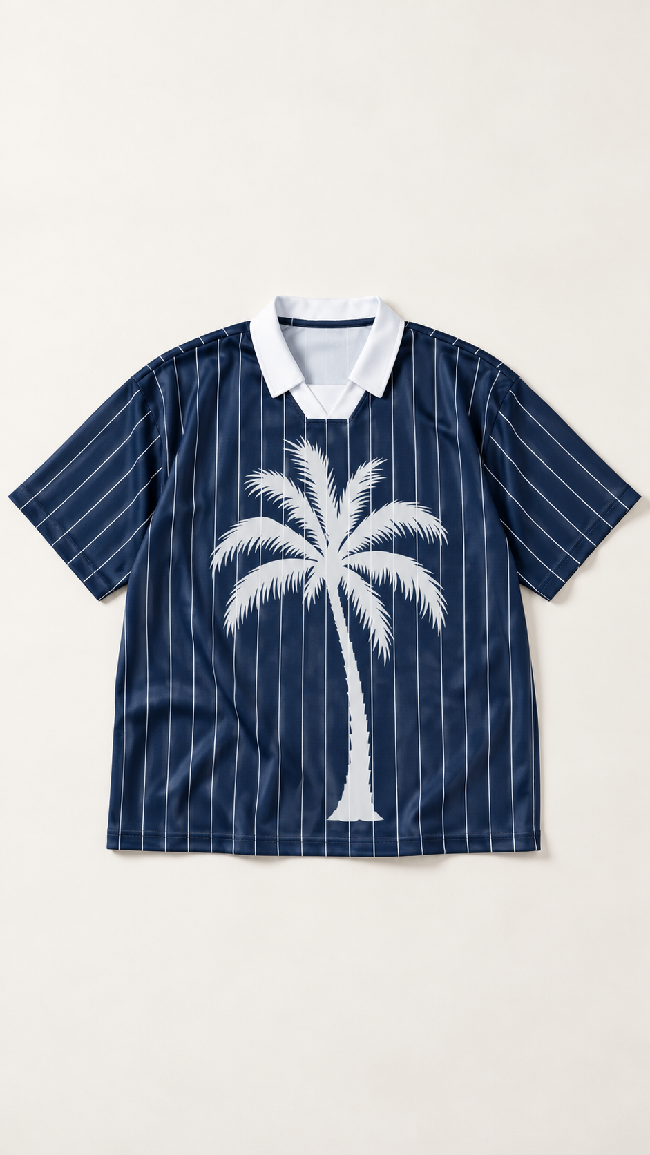 Navy Blue Pinstripe Soccer jersey