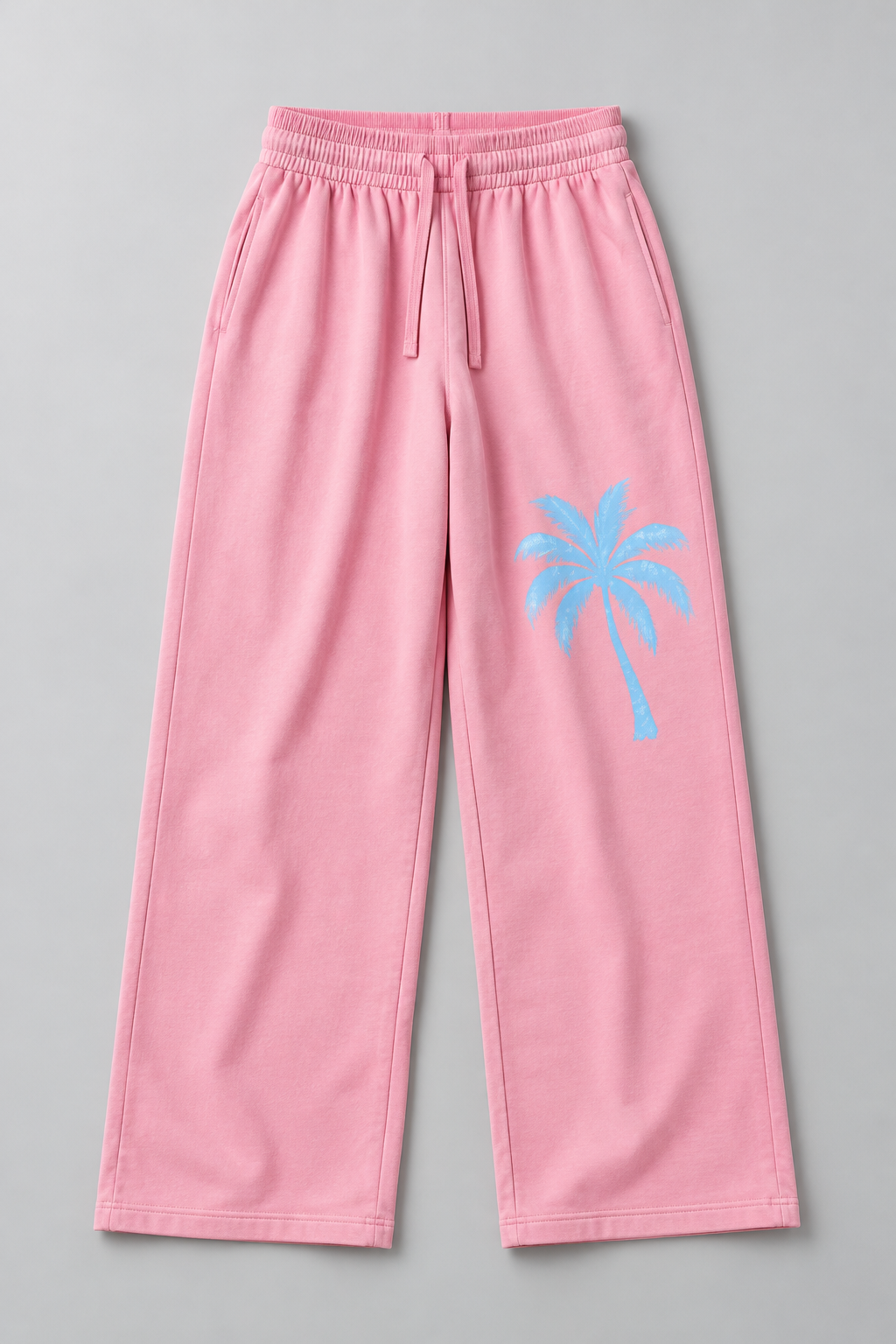 Pink Vintage Washed Waist Pants