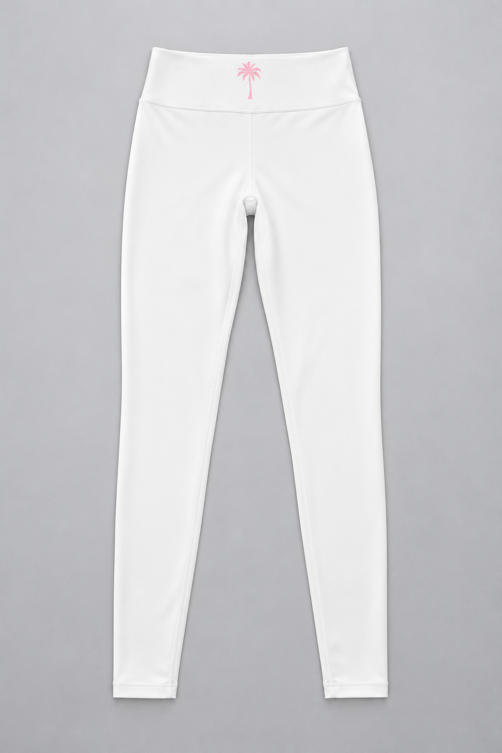 White Women’s High Waisted Yoga Leggings