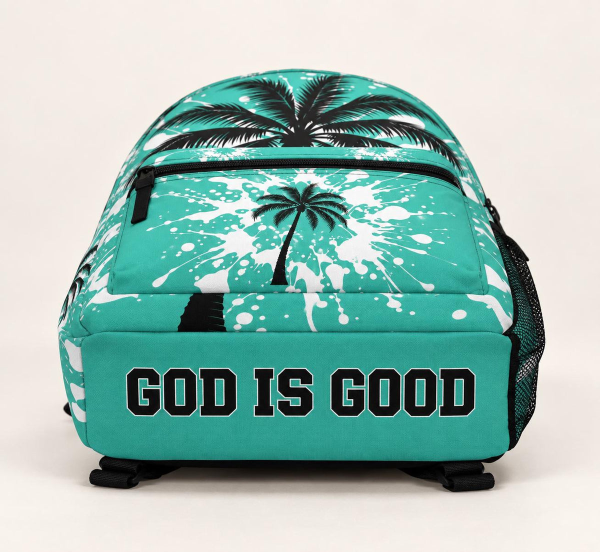 Limited Edition Teal Palm Tree Backpack – Collegiate Faith Style (Only 50 Made)
