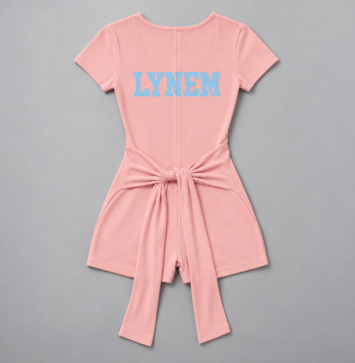 Women's Dual-Function Cape Tie-Waist Romper