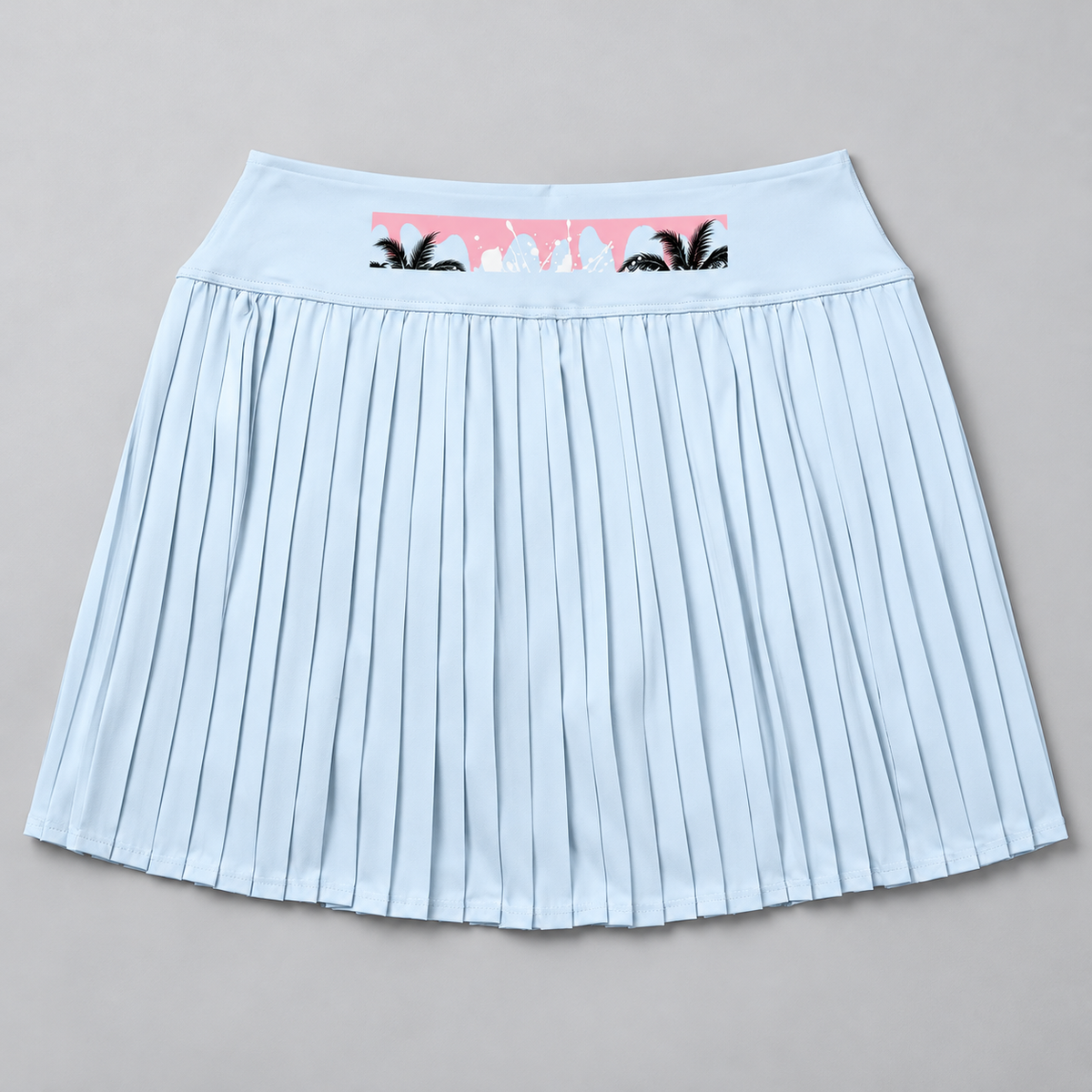 Baby Blue Women's Pleated Yoga Skort