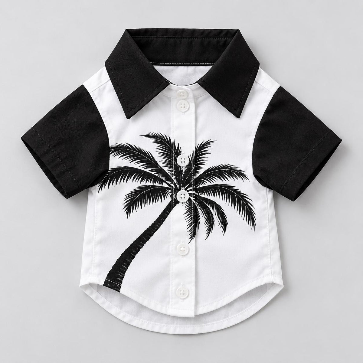 Limited Edition Palm Tree Butler Dog Top – Hawaiian Style Pet Shirt (1 of 50)