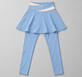 Baby Blue Women's Yoga Panelled Skorts