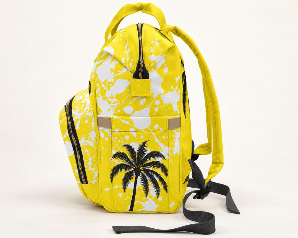 God Is Good Yellow Palm Tree Backpack - Limited Edition - Only 50 Available