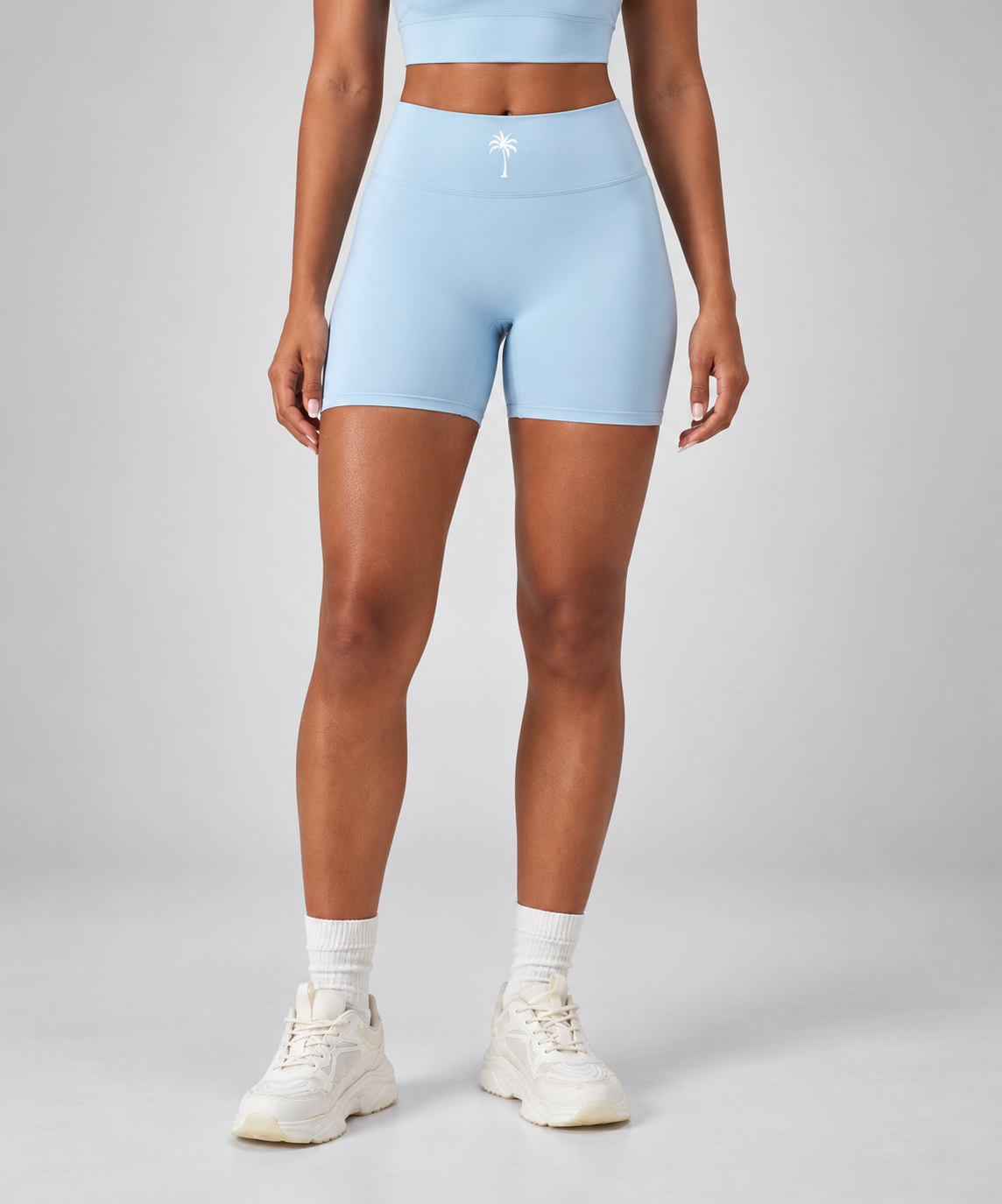 High-Waisted Blend Biker Shorts