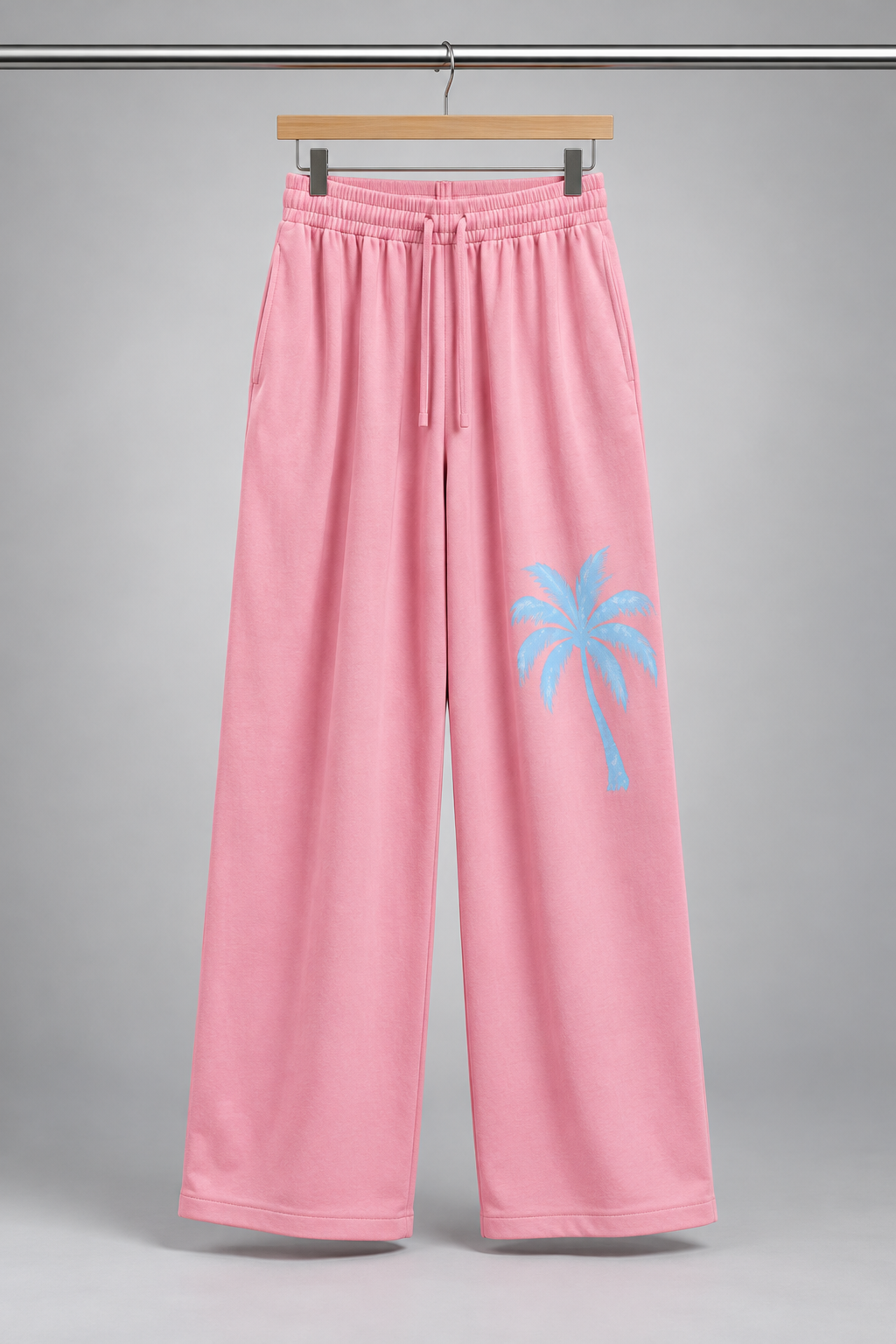 Pink Vintage Washed Waist Pants