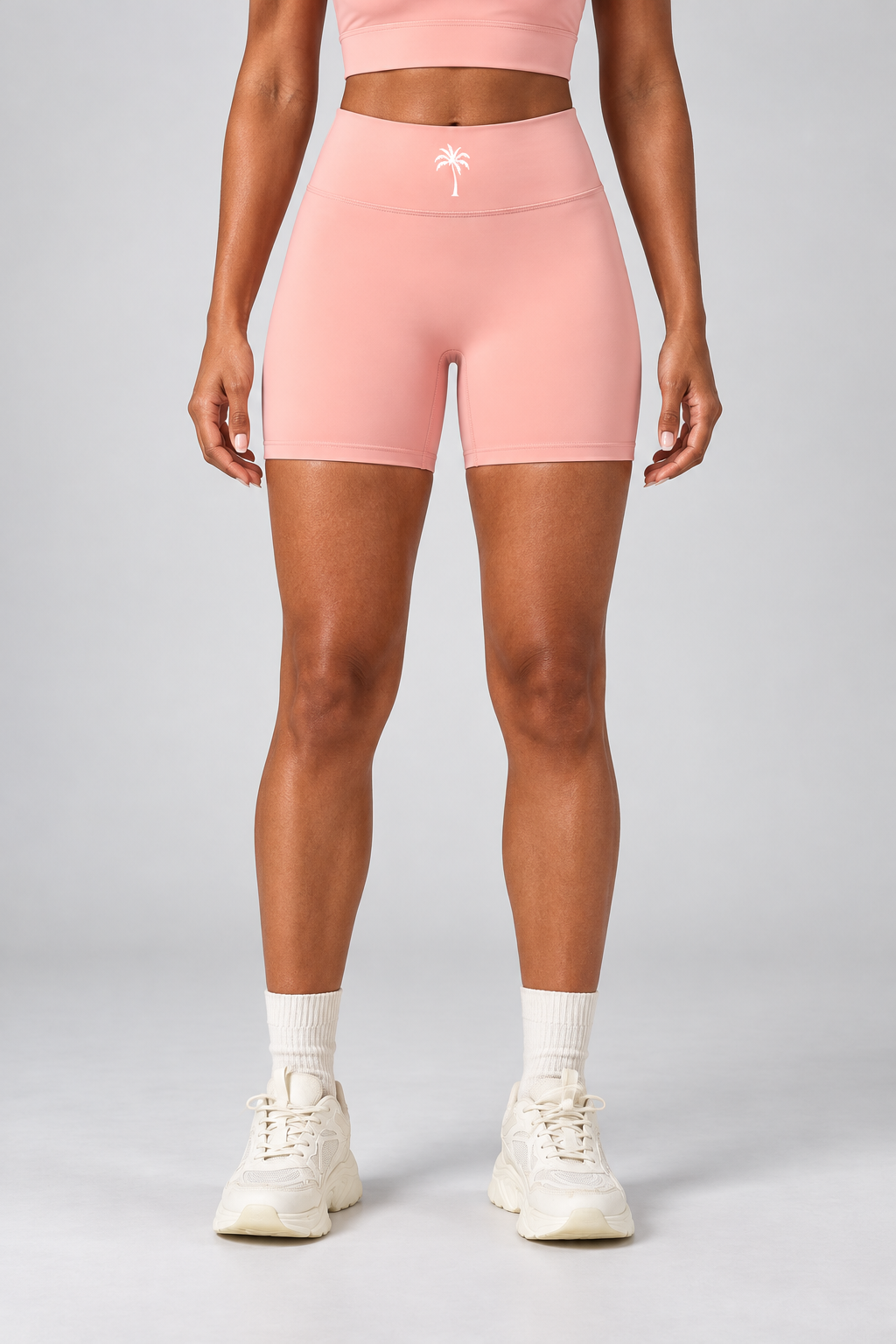 High-Waisted Blend Biker Shorts